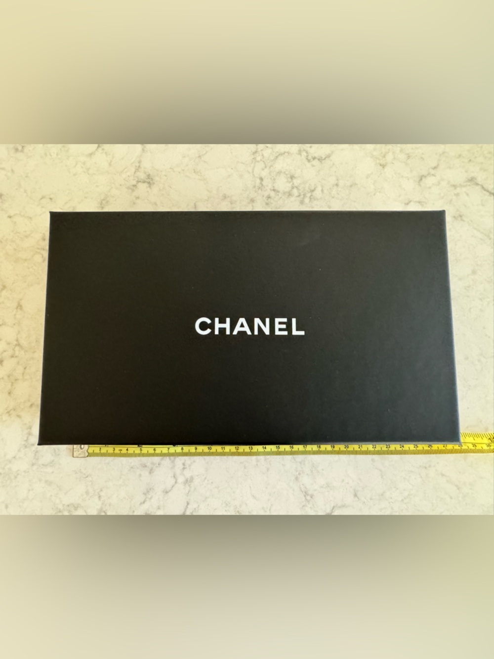 Authentic CHANEL Black Logo Gift Box